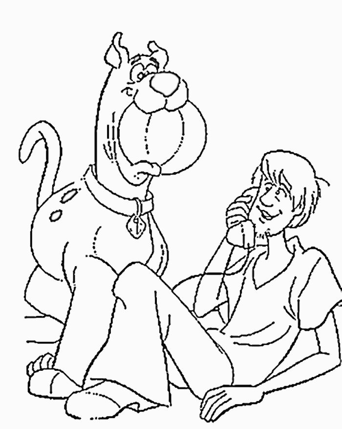 Scooby Doo Coloring Pages | Scooby Doo PAGES Ã€ COLORIER | #17