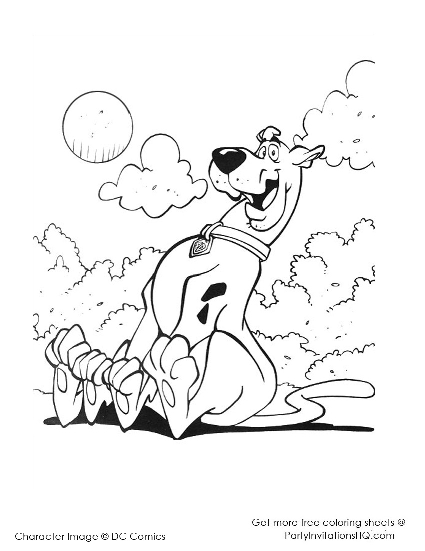  Scooby Doo Coloring Pages | Scooby Doo PAGES Ã€ COLORIER | #2