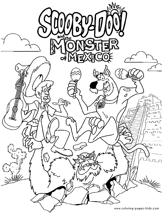 Scooby Doo Coloring Pages | Scooby Doo PAGES Ã€ COLORIER | #9