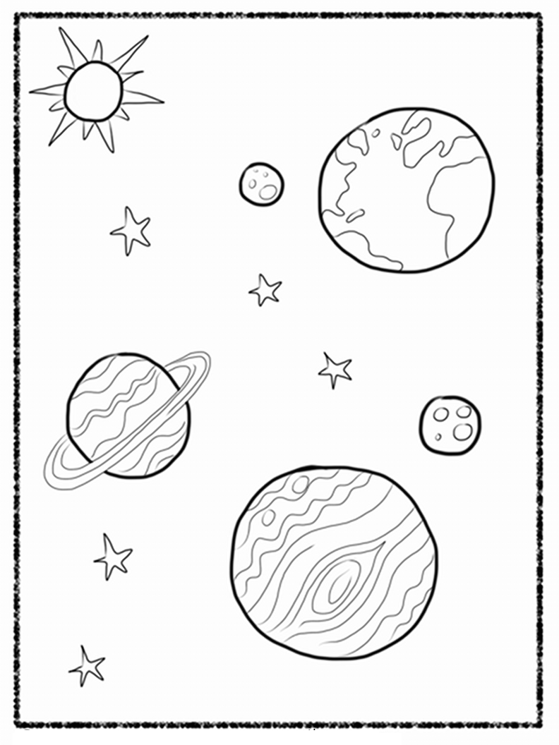  Solar System Coloring Pages | Coloring page | Color pages | #13