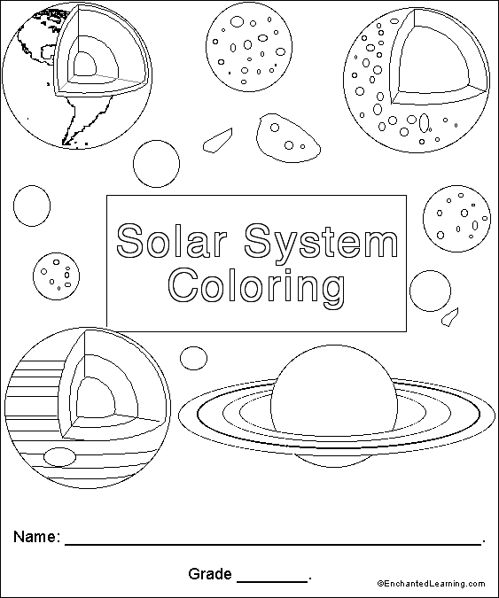 Solar System Coloring Pages | Coloring page | Color pages | #24