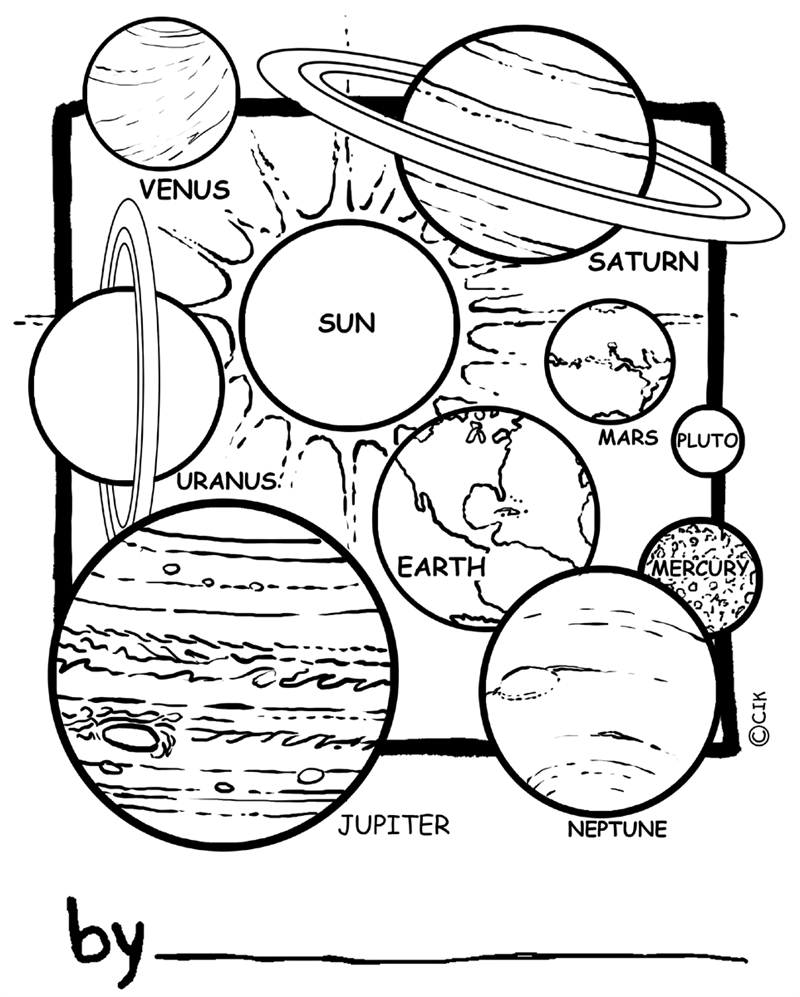 Solar System Coloring Pages | Coloring page | Color pages | #3