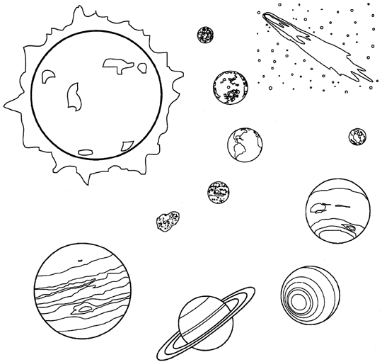 Solar System Coloring Pages | Coloring page | Color pages | #5