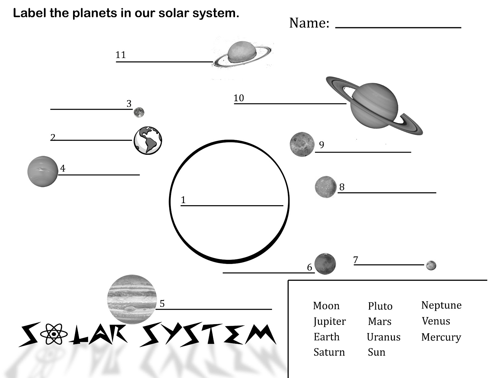 Solar System Coloring Pages | Coloring page | Color pages | #14