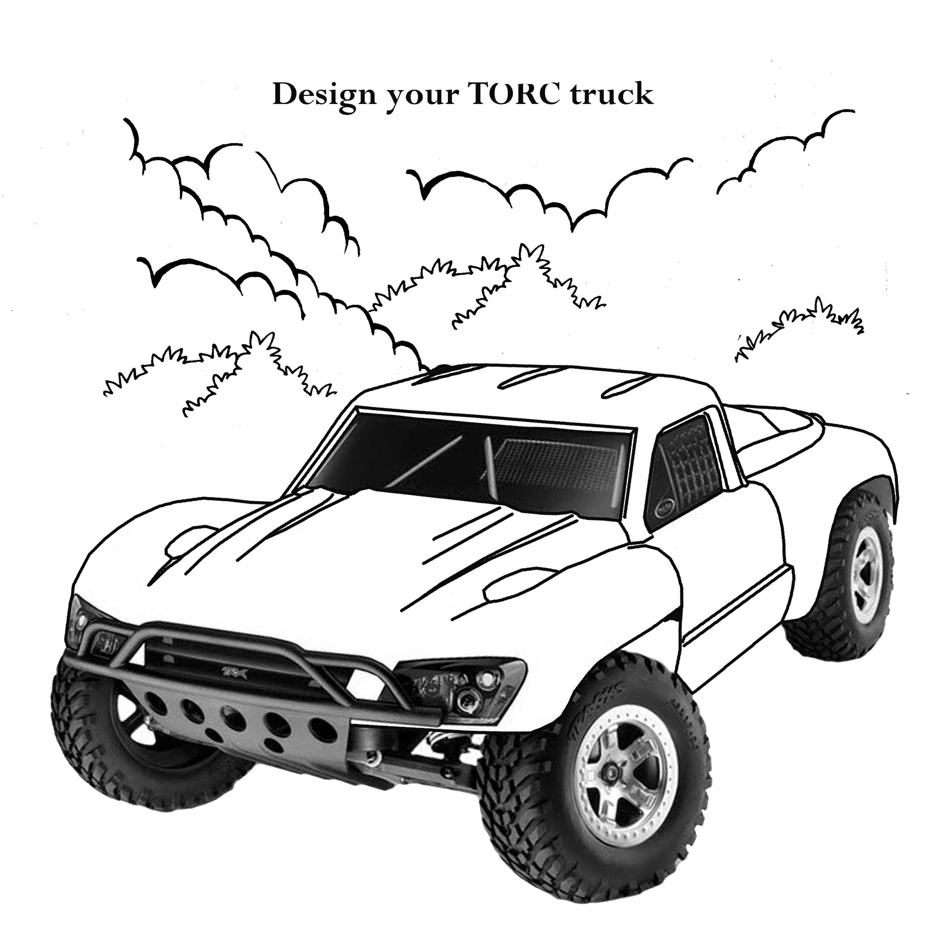 Speed Truck Coloring Pages