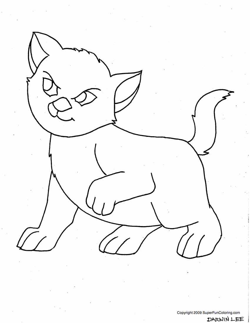  Cat Coloring Pages | Cats Coloring pages | Cool cats | #4
