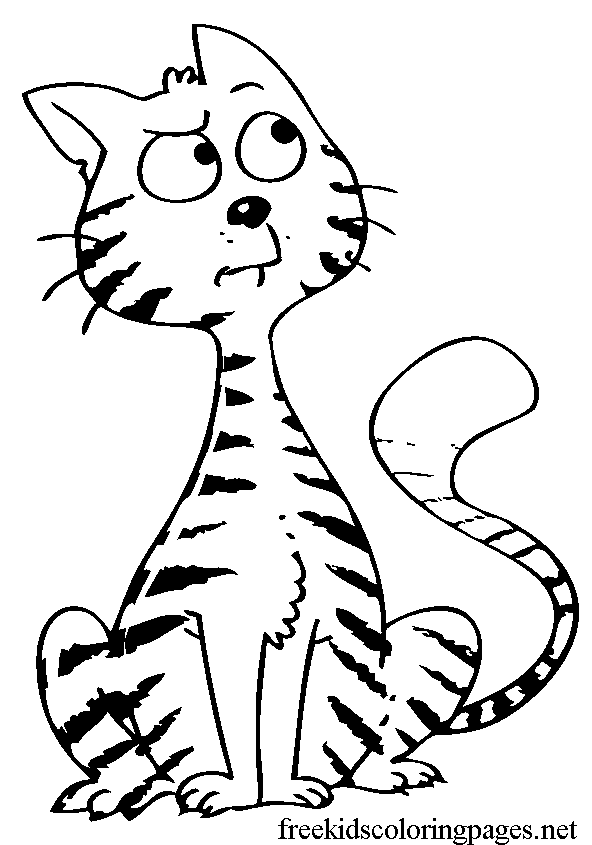 Cat Coloring Pages | Cats Coloring pages |Kitten Coloring pages | Cool cats | #17