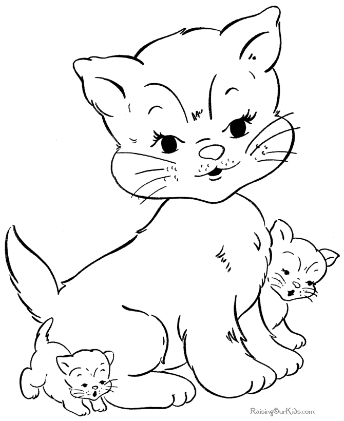 Cat Coloring Pages | Cats Coloring pages |Kitten Coloring pages | Cool cats | #30