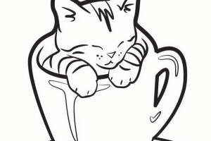 Cat Coloring Pages | Cats Coloring pages |Kitten Coloring pages | Cool cats | #31