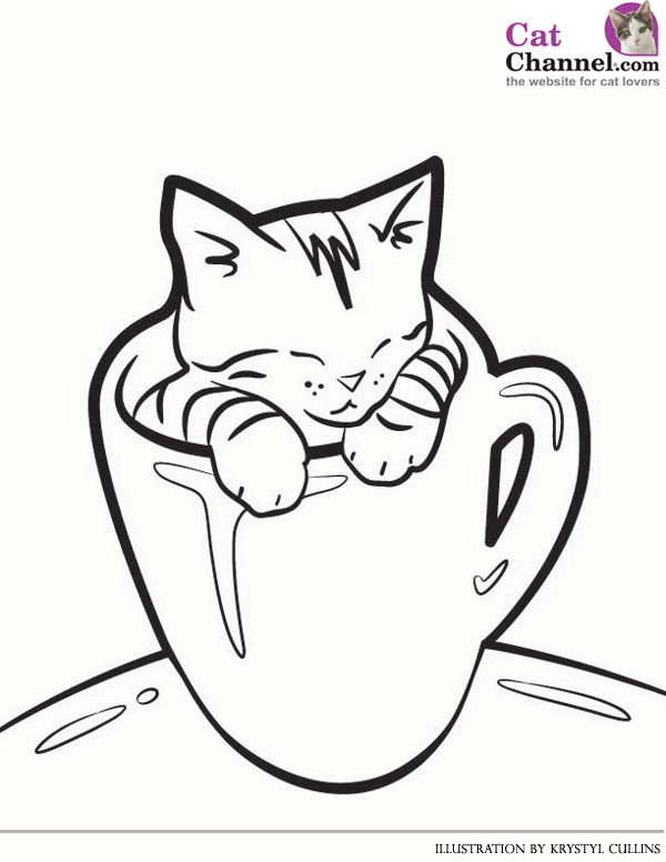  Cat Coloring Pages | Cats Coloring pages |Kitten Coloring pages | Cool cats | #31