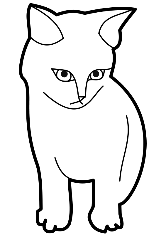 Cat Coloring Pages | Cats Coloring pages |Kitten Coloring pages | Cool cats | #6