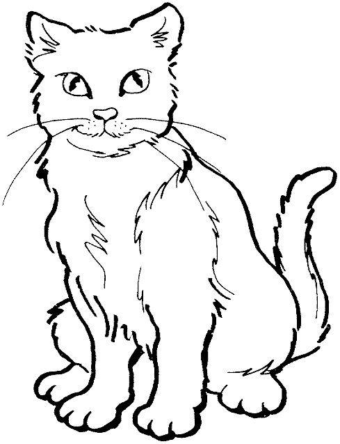 Cat Coloring Pages | Cats Coloring pages |Kitten Coloring pages | Cool cats | #9