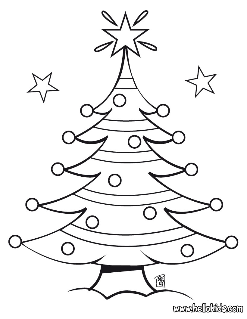  Christmas coloring pages to print | #1