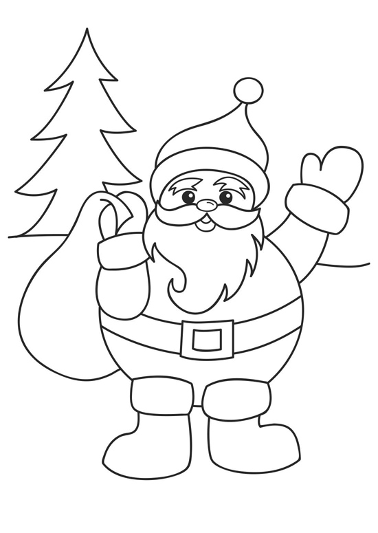 Christmas coloring pages to print | #6