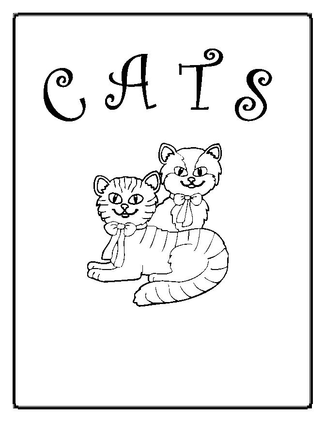  Cover book Cat Coloring Pages | Cats Coloring pages | Cool cats