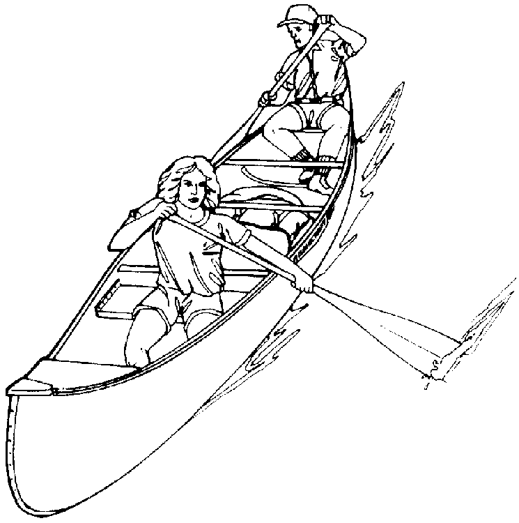 Kayak Coloring page | Coloring pages to print | Color Printing |