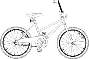 Kids Bike Coloring page | Coloring pages to print | Color Printing |