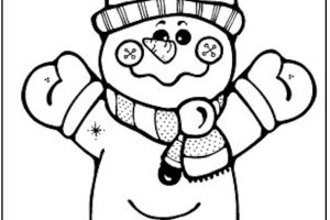 Little snowman Winter Coloring Pages | coloring pages for kids |