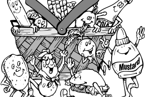 Pic-nic Coloring page | Coloring pages to print | Color Printing |