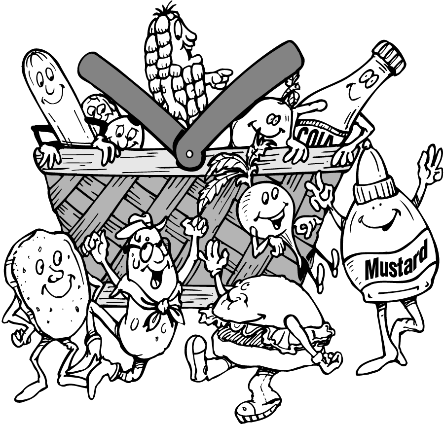  Pic nic Coloring page | Coloring pages to print | Color Printing |