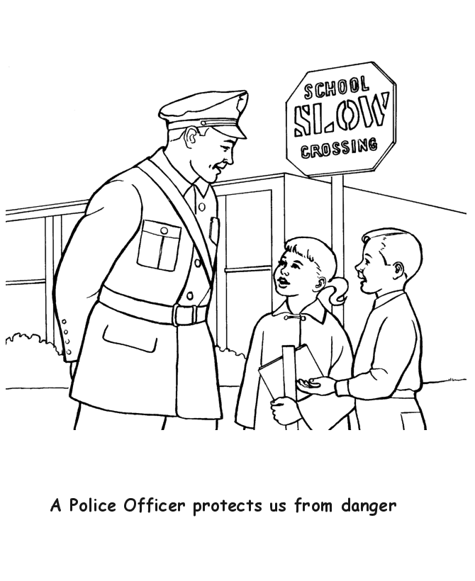 Police Coloring Pages| Coloring pages to print | Color Printing | #13