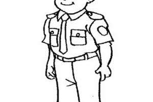 Police Coloring Pages| Coloring pages to print | Color Printing | #17
