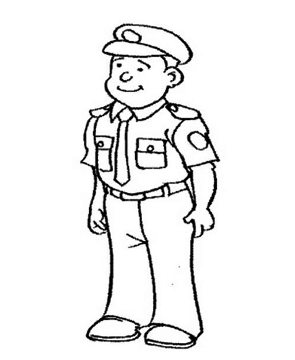  Police Coloring Pages| Coloring pages to print | Color Printing | #17