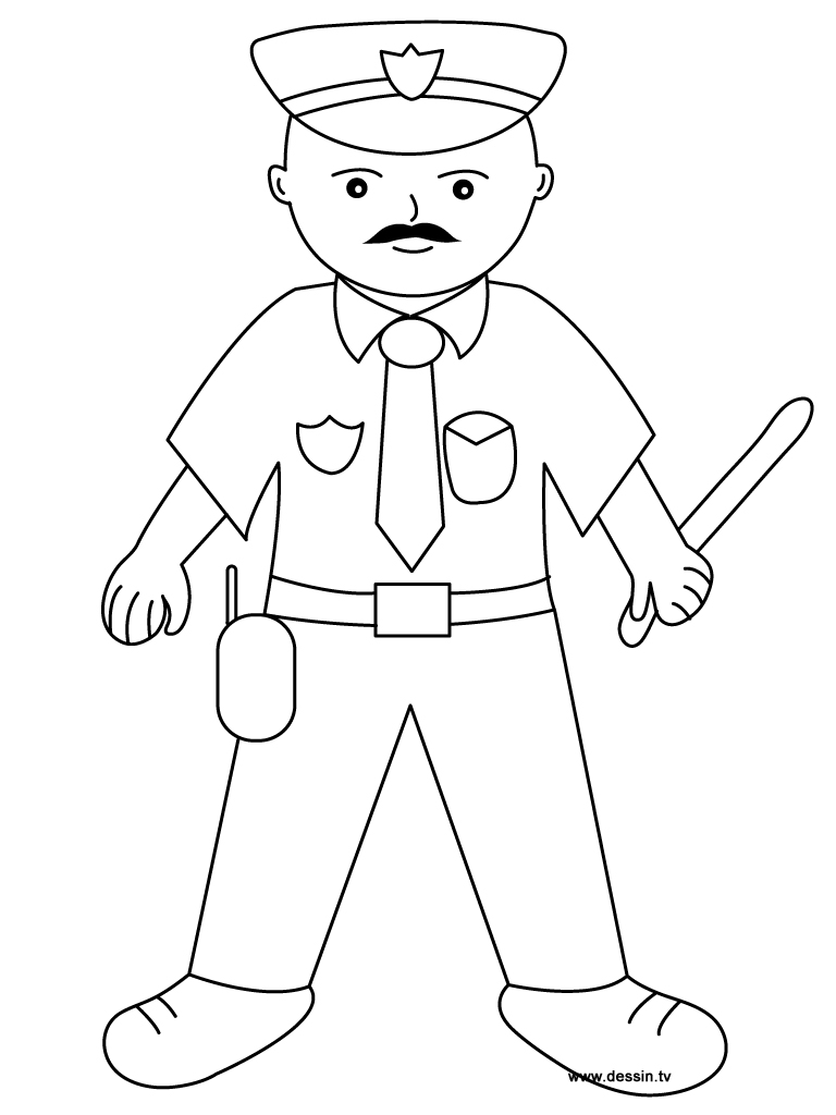  Police Coloring Pages| Coloring pages to print | Color Printing | #3
