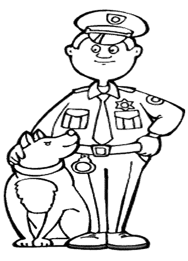 Police Coloring Pages| Coloring pages to print | Color Printing | #8