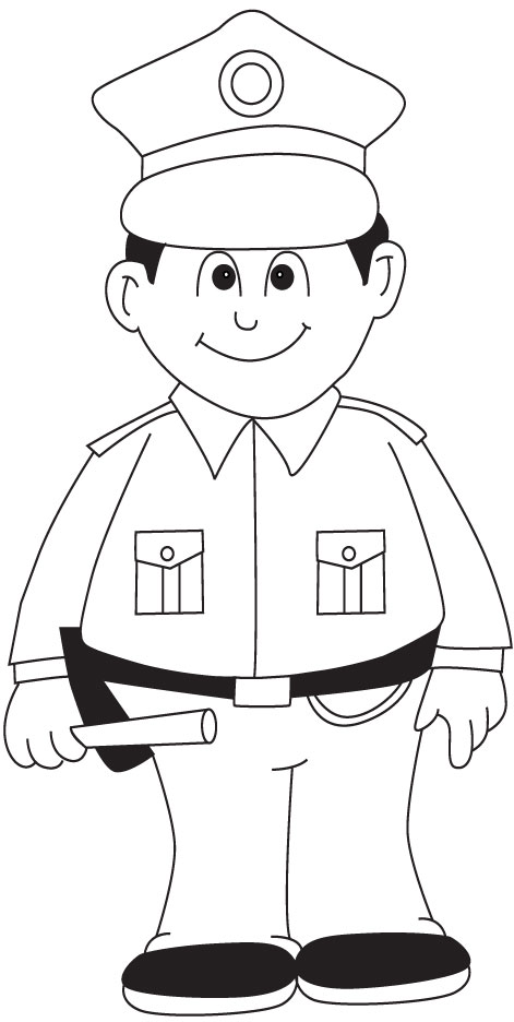  Police Coloring Pages| Coloring pages to print | Color Printing | #9