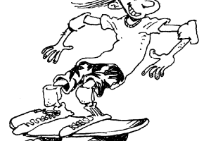 Skater Coloring page | Coloring pages to print | Color Printing |