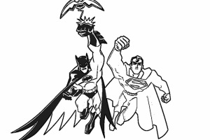 Superman + Batman Coloring Pages | Batman movie coloring pages |
