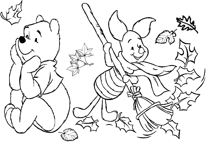 Winnie the Pooh Disney Coloring Pages for kids | Disney coloring pages |