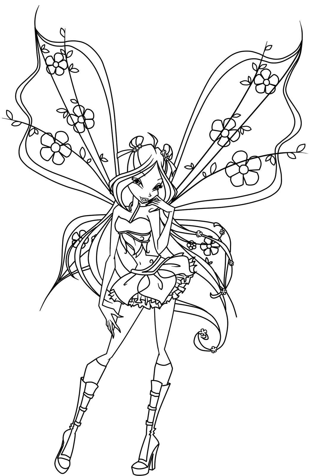  Winx Club Coloring Pages | Hot Winx Club |#1