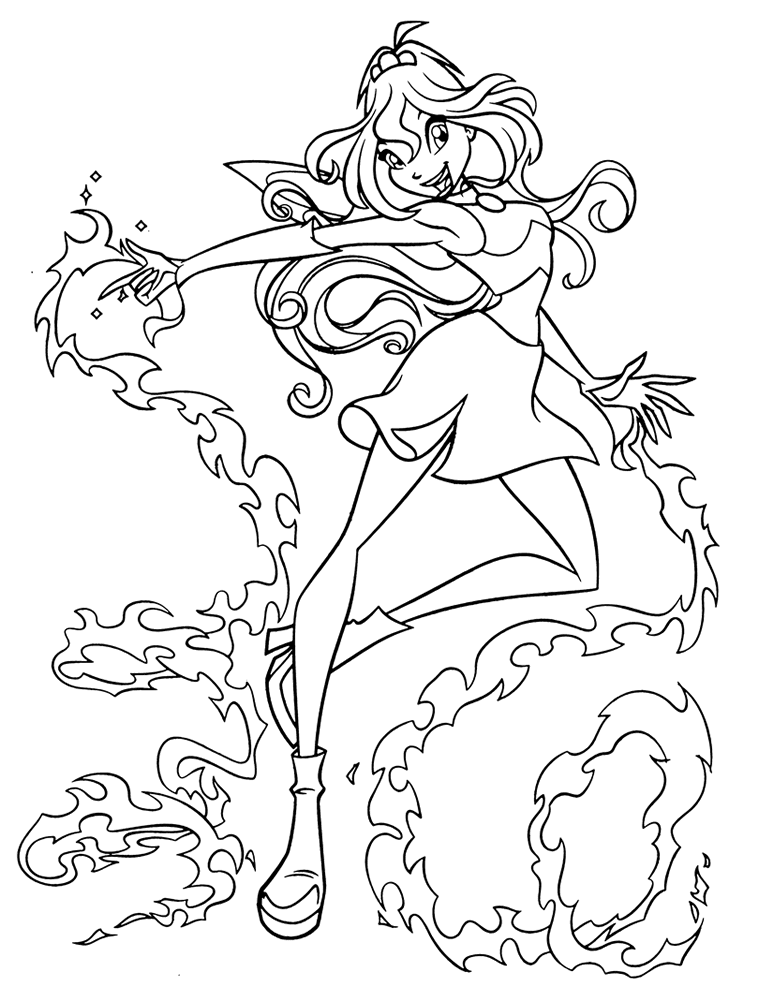 Winx Club Coloring Pages | Hot Winx Club |#12