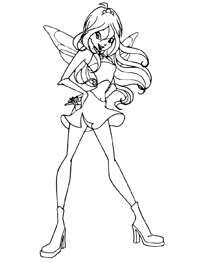 Winx Club Coloring Pages | Hot Winx Club |#2