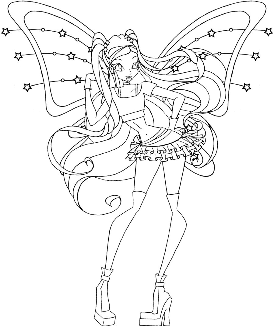  Winx Club Coloring Pages | Hot Winx Club |#9