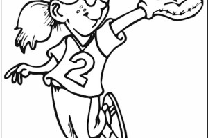 Baseball Sports Coloring pages for GIRLS