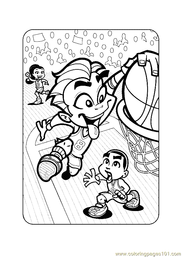 Basketball Teams Coloring pages - 10