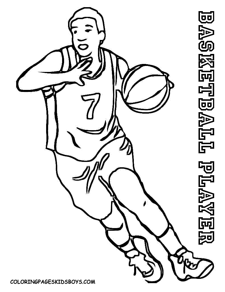 Basketball Teams Coloring pages - 16