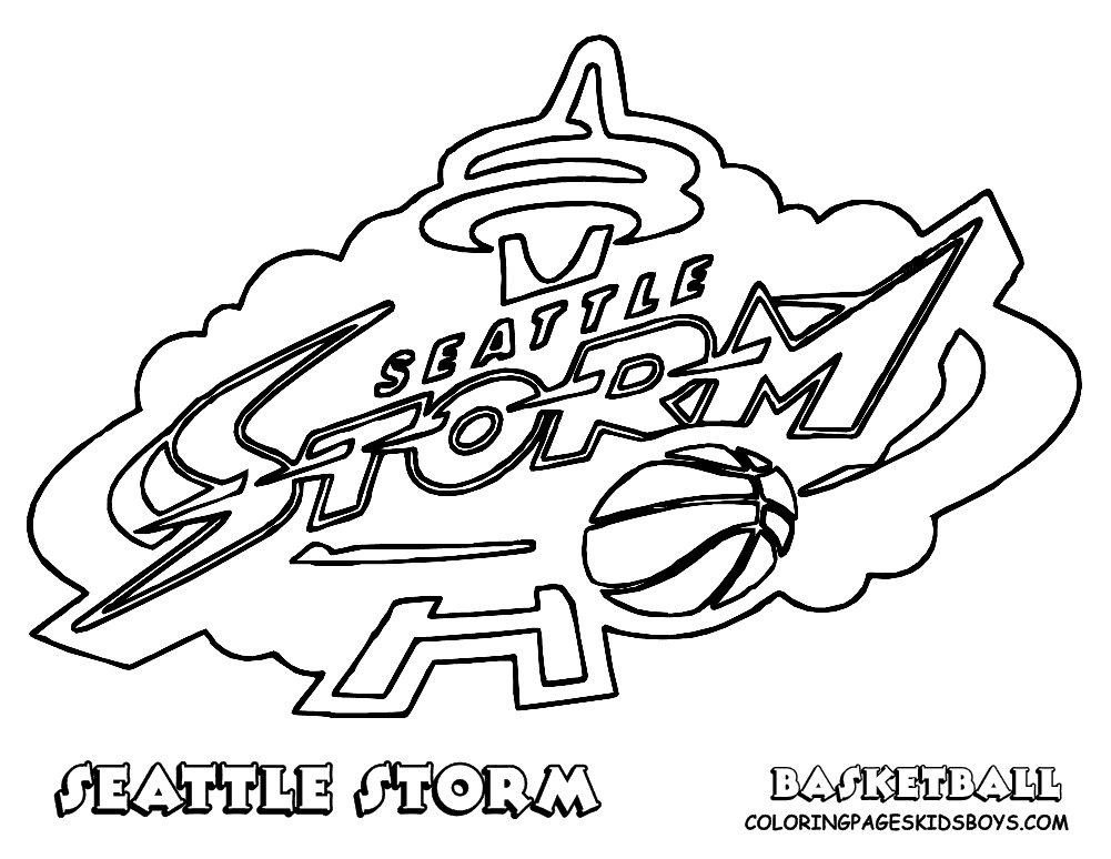  Basketball Teams Coloring pages – 8