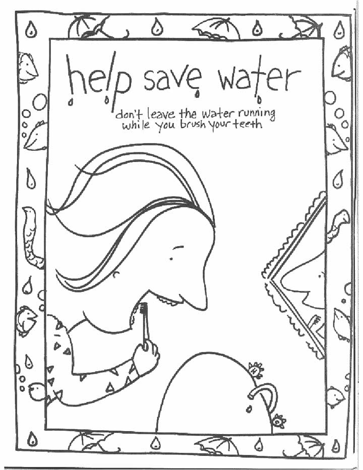  Book Water Coloring Pages |Spring coloring pages