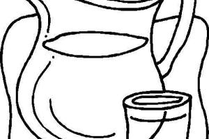 Bottle Water Coloring Pages |Spring coloring pages
