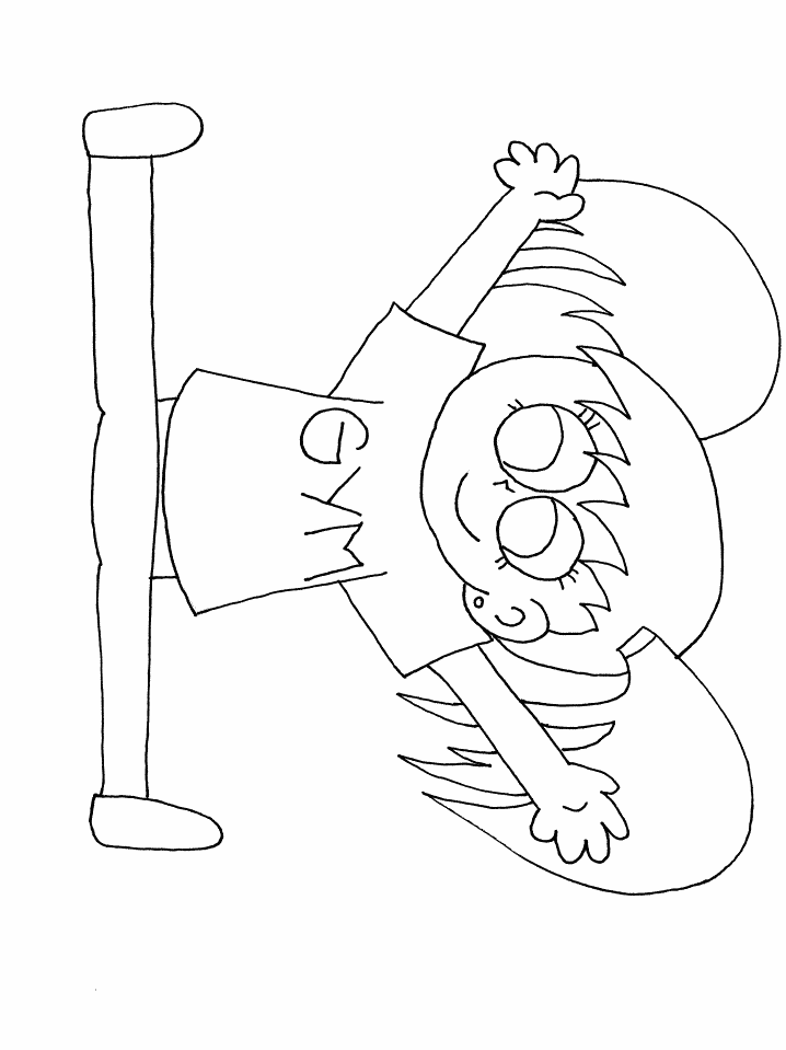  Gym Girl Sports Coloring pages for GIRLS