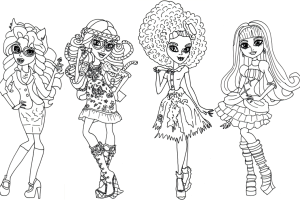 Monster High Coloring Pages | Coloring pages for Girls | Cool coloring page | #10