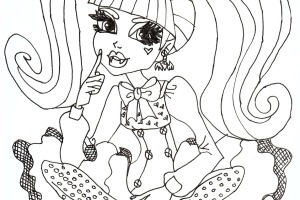 Monster High Coloring Pages | Coloring pages for Girls | Cool coloring page | #12