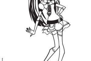 Monster High Coloring Pages | Coloring pages for Girls | Cool coloring page | #15