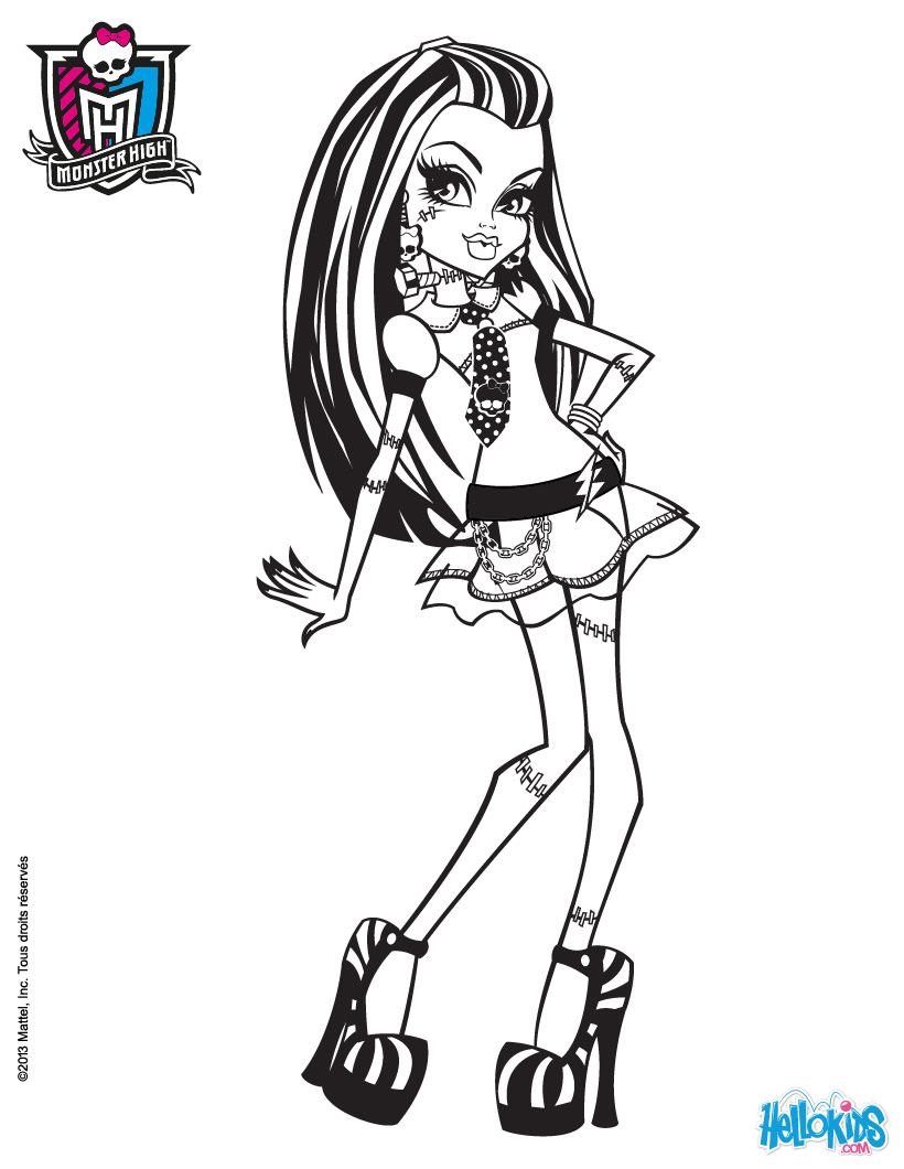  Monster High Coloring Pages | Coloring pages for Girls | Cool coloring page | #15