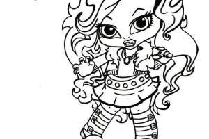 Monster High Coloring Pages | Coloring pages for Girls | Cool coloring page | #16