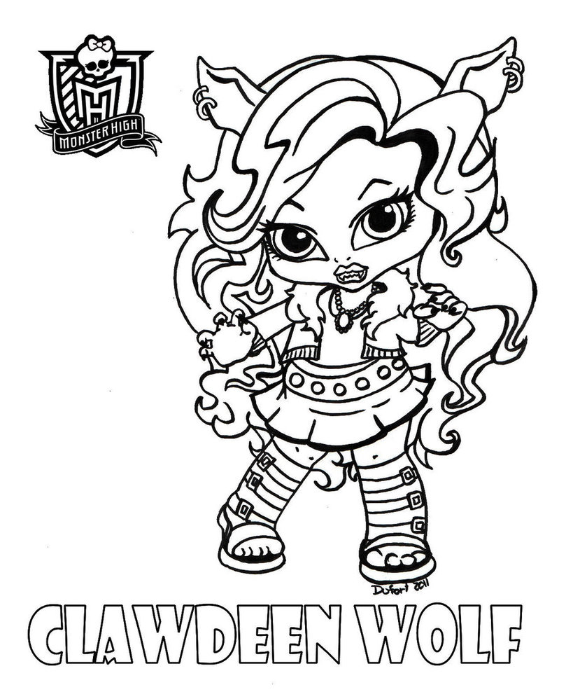  Monster High Coloring Pages | Coloring pages for Girls | Cool coloring page | #16